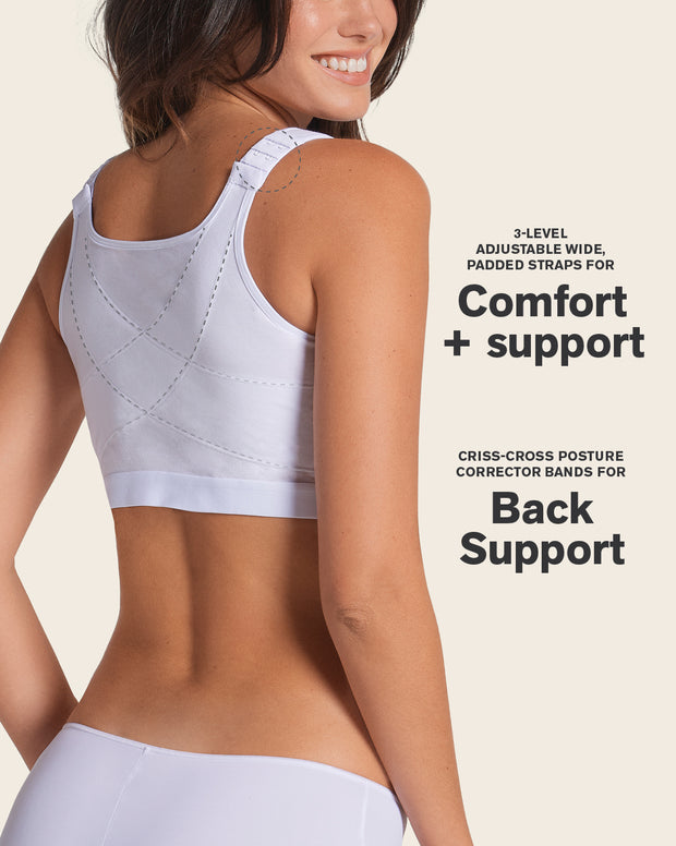 All-in-one stretchy cotton wireless bra