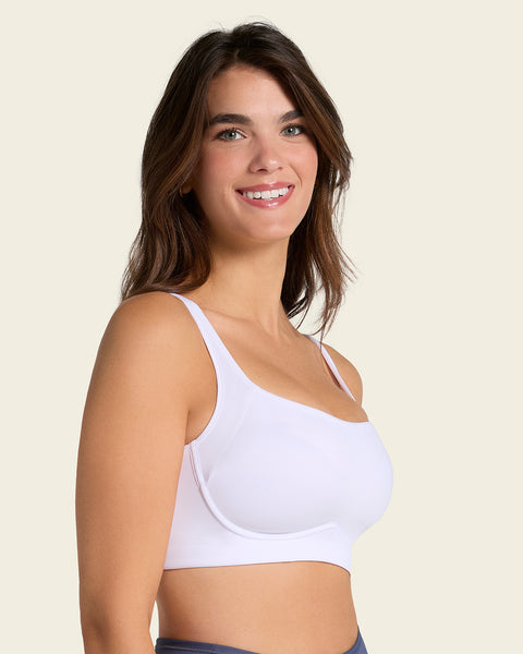Everyday wireless support bra#color_000-white