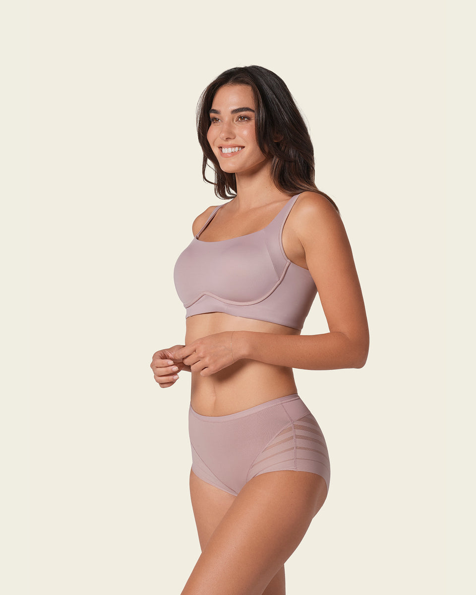 Everyday wireless support bra
