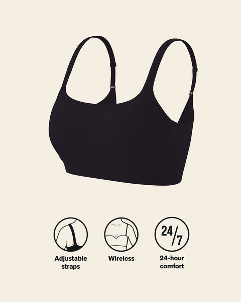Everyday wireless support bra#color_700-black