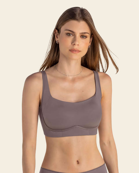 Everyday wireless support bra#color_868-dark-taupe