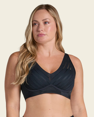 Daily Lace Wireless Support Bra#color_700-black