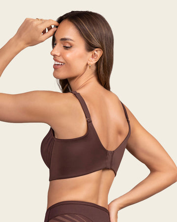 Daily Lace Wireless Support Bra#color_c56-cocoa