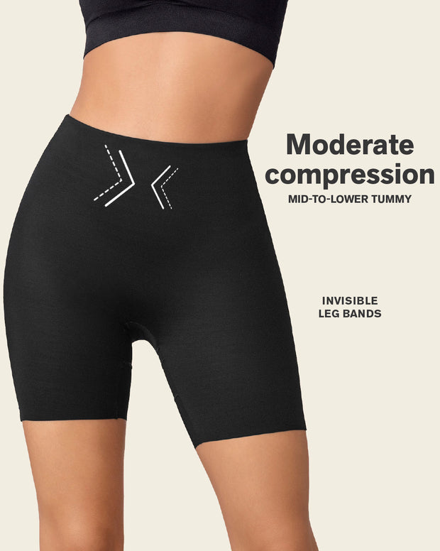 High-Waisted Mid-Thigh Shaper Short