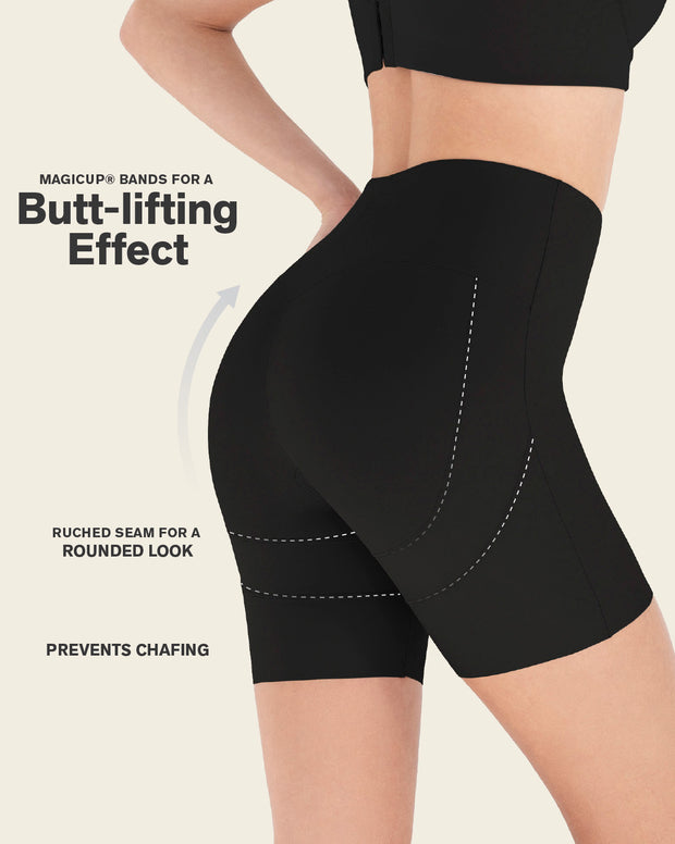 High-Waisted Mid-Thigh Shaper Short