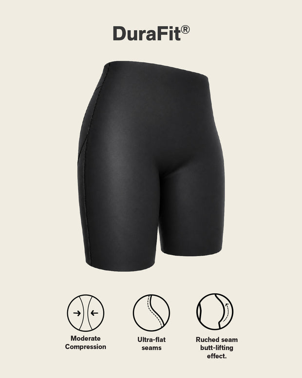 High-Waisted Mid-Thigh Shaper Short