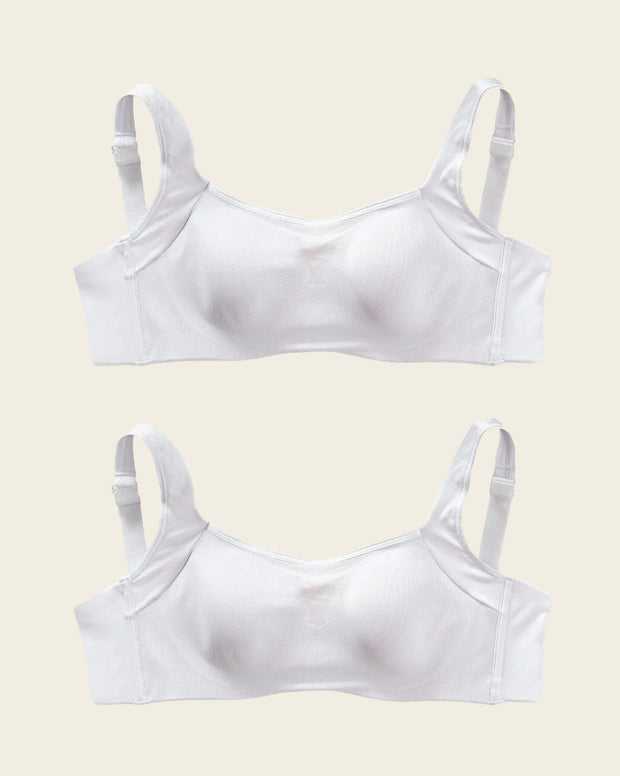 Mesh front contouring bra