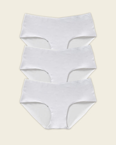 No ride-up seamless hiphugger panty#color_000-white