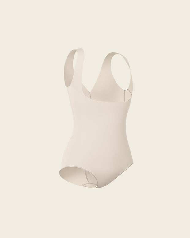 Plunge back classic sculpting body shaper