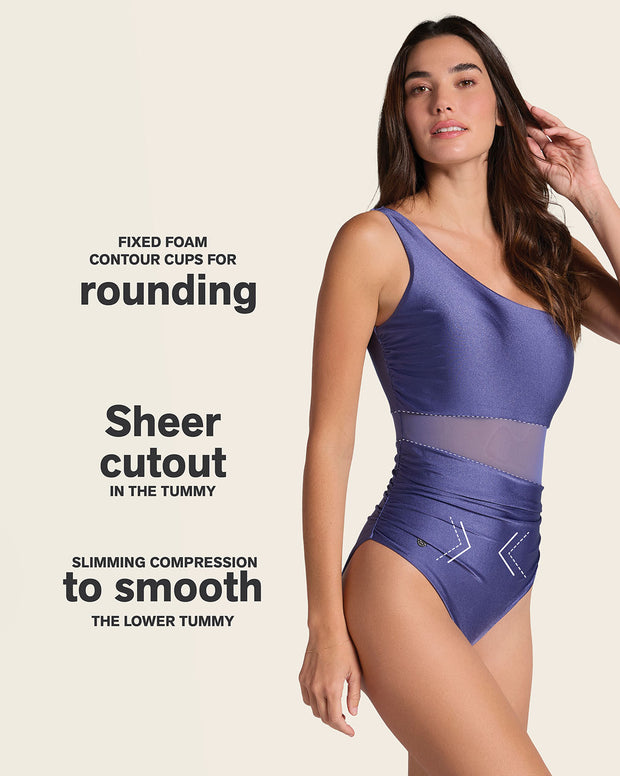 Radiant One-Shoulder One-Piece Shaping Swimsuit