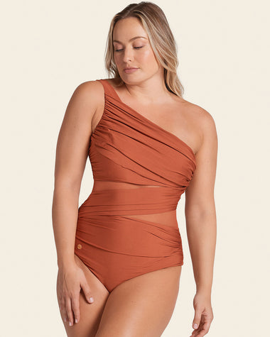 Moderate Tummy Control Swimsuits