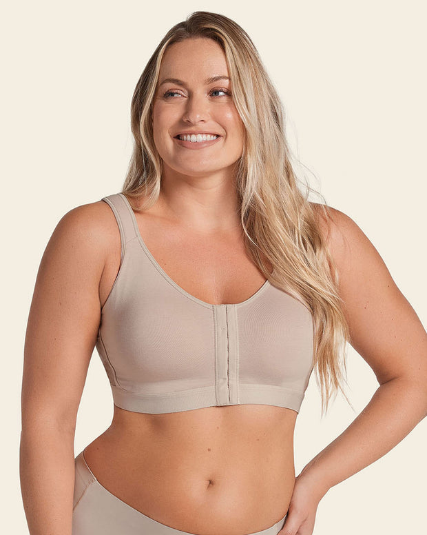 All-in-one stretchy cotton wireless bra