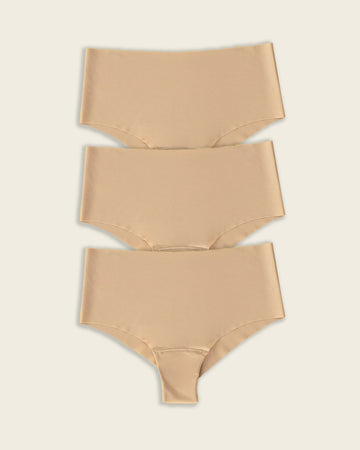 Totally Seamless Mid-Rise Microfiber Cheeky Panty#color_801-golden-beige