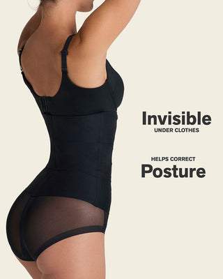 3-Belt custom waist cincher with lumbar support#color_700-black