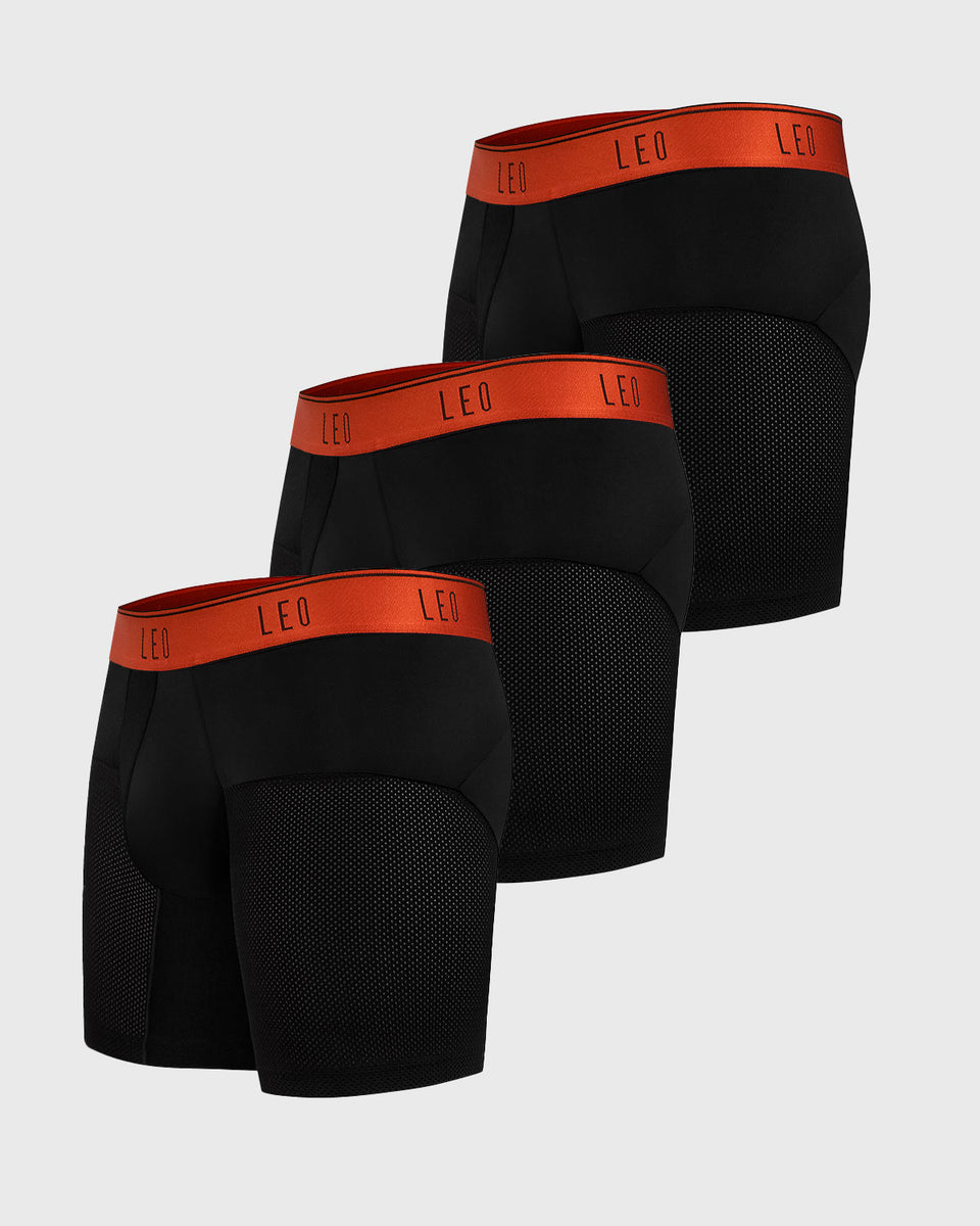 High-Tech Mesh Boxer Brief with Ergonomic Pouch