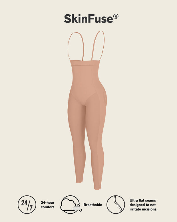 Stage 2 post-surgical ankle length bodysuit