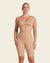 Short Bottom Sculpting Butt Lifting Body Shaper#color_801-golden-beige