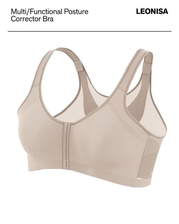 Multi/functional back support posture corrector wireless bra