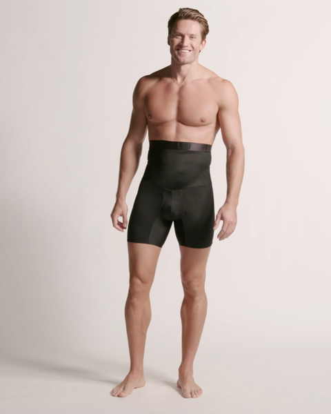 High-Waisted Stomach Shaper Boxer Brief#all_variants