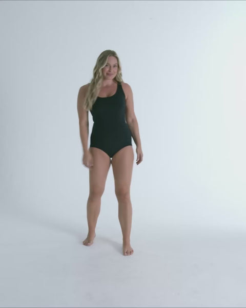 Plunge Classic Sleeveless Shaper Bodysuit#color_700-black