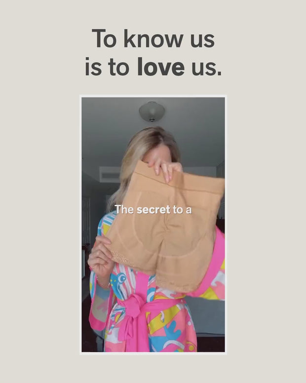 Mid-rise sculpting butt lifter shaper short