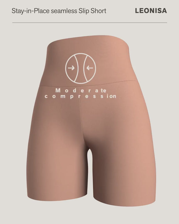 Stay-In-Place Seamless Shapewear Shorts