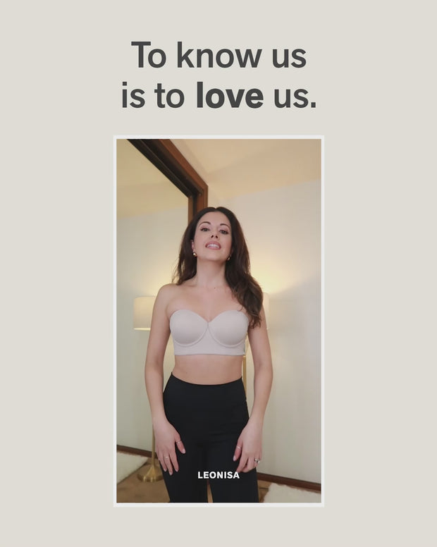 Bra 360: strapless longline contouring bra