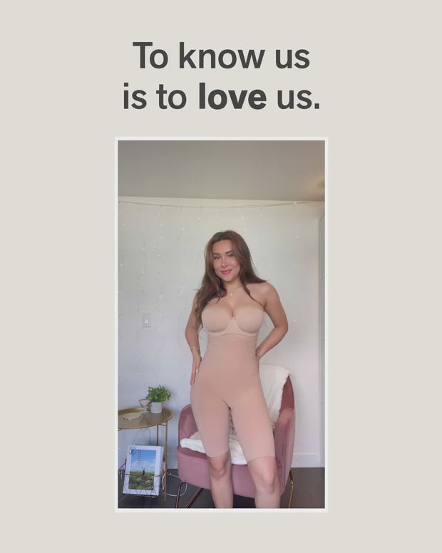 Invisible extra high-waisted shaper short