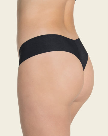 No ride-up seamless thong panty#color_785-black