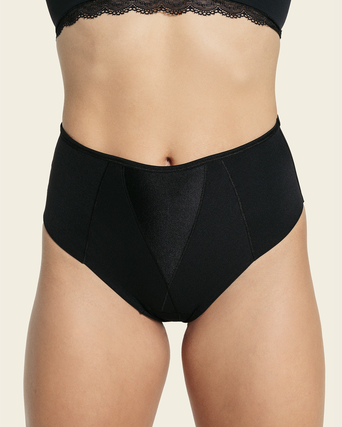 HighWaisted Satin Detail Shaping Thong Leonisa Australia
