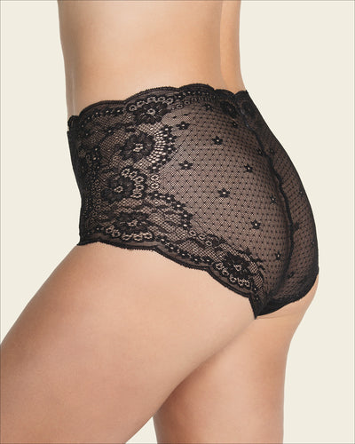 Retro lace classic brief#color_700-black