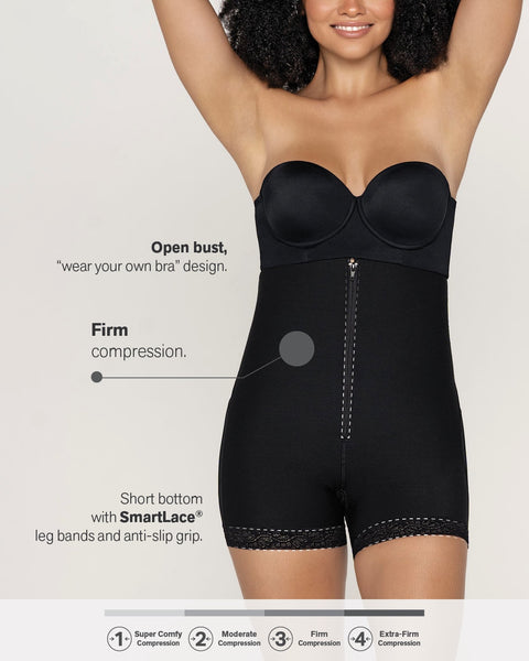 Extra firm discount control shapewear strapless