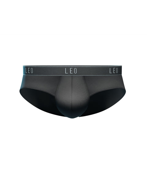 Microfiber brief with frontal ergonomic design#color_700-black