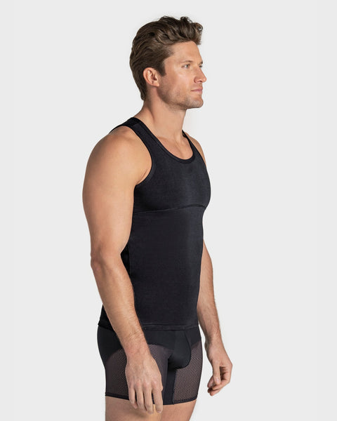 Cotton compression tank outlet