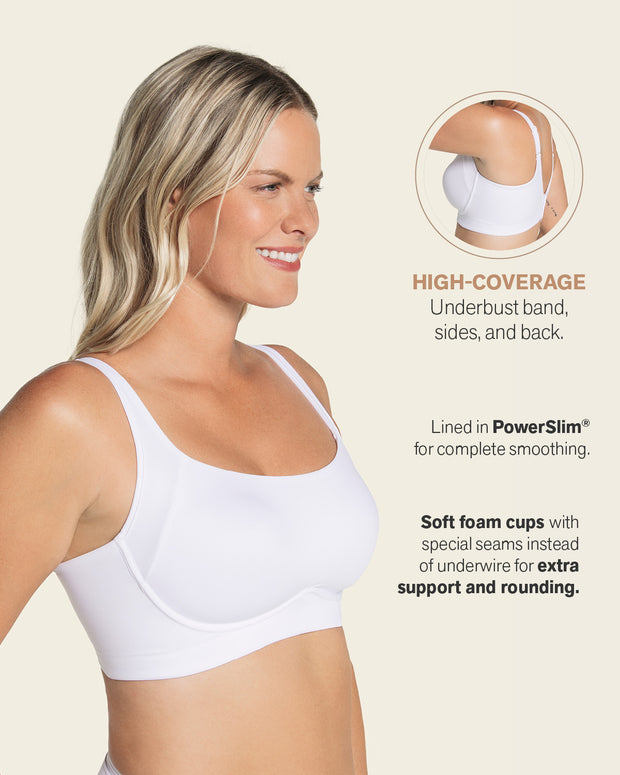 Everyday wireless support bra#color_000-white