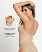 Longline strapless bustier bra