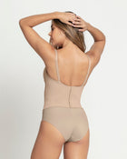 Longline strapless bustier bra