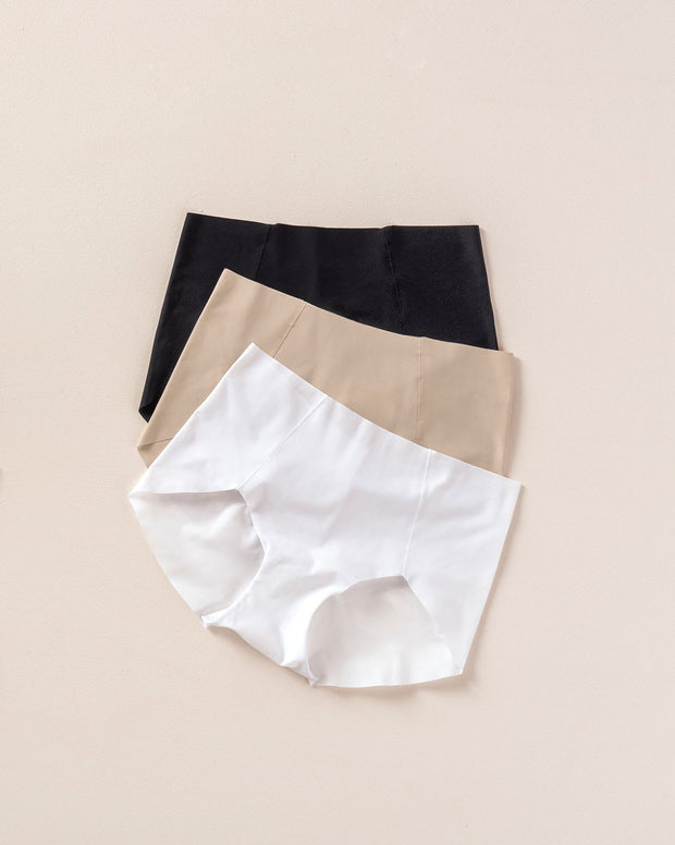 3 Full coverage comfy classic panties