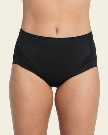 High-cut seamless shaper panty#color_700-black