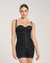 Stage 1 post-surgical short girdle with front hook-and-eye closure#color_700-black