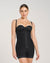 Stage 1 post-surgical short girdle with front hook-and-eye closure#color_700-black